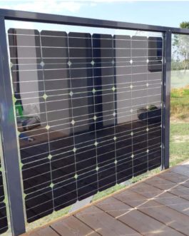 Offgrid (with Solarizer & Transparent Panel) Solar Power Plant 1 kVA for flat residents
